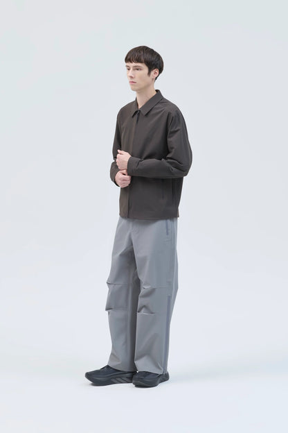 Hiking Patrol Edge Softshell Shirt Slate Brown 着用イメージ 側面