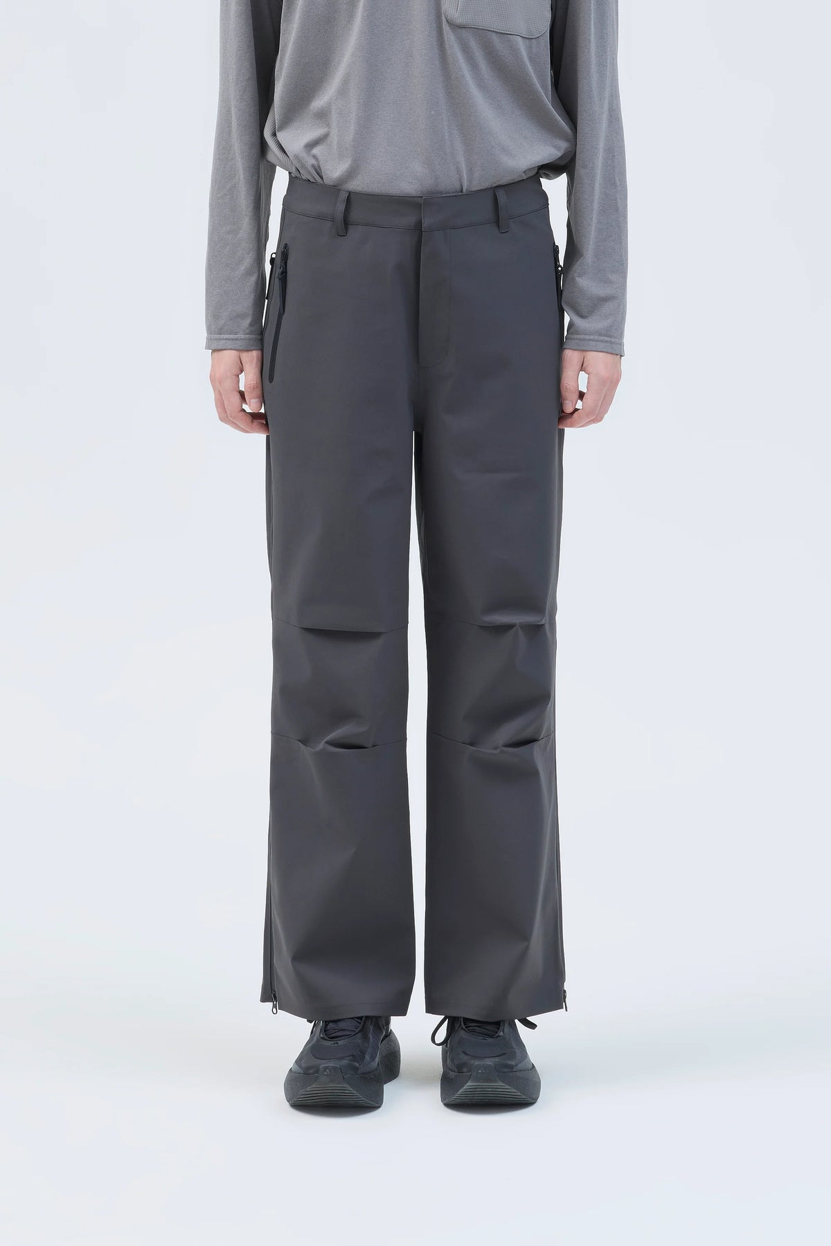 Hiking Patrol Arc 3L Shell Trouser Charcoal Black 着用イメージ 正面