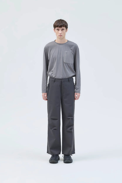 Hiking Patrol Arc 3L Shell Trouser Charcoal Black 着用イメージ 正面 全身スタイリング