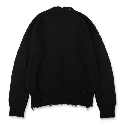 MARNI Twisted Crewneck Sweater Black【GCMG0210A0】(N)