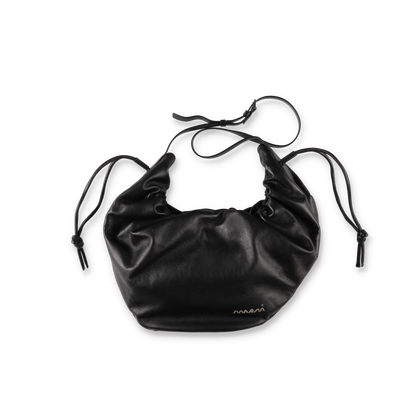 MARNI SCRUNCHIE HOBO SMALL BLACK【SBMQ0155U0】(N)