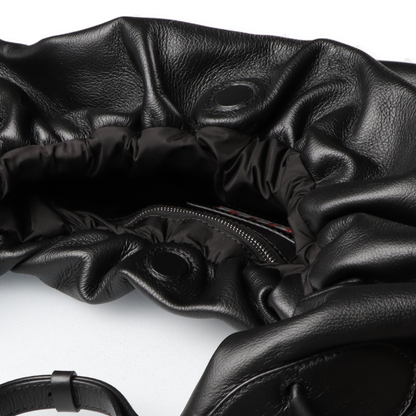 MARNI SCRUNCHIE HOBO SMALL BLACK【SBMQ0155U0】(N)
