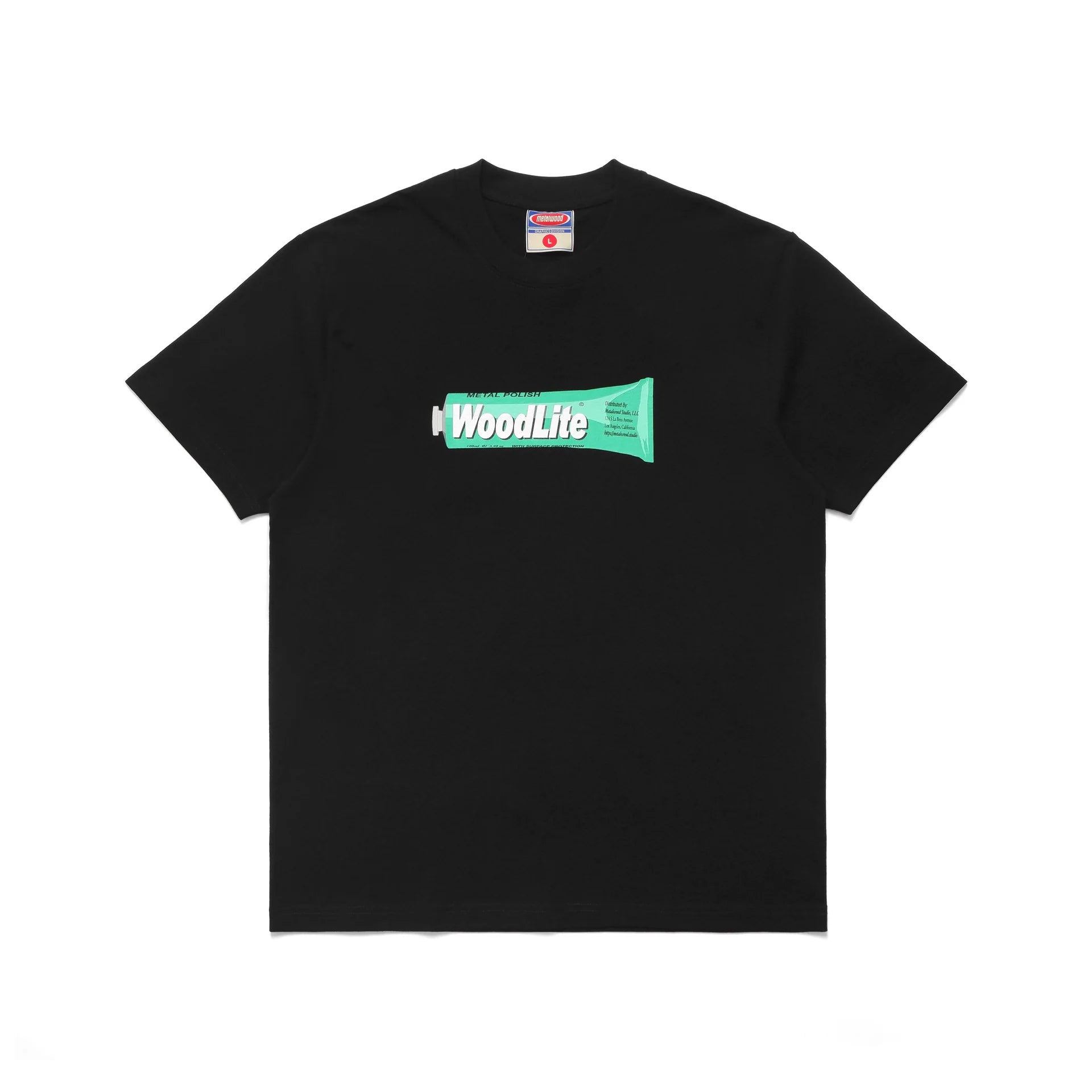 METALWOOD STUDIO WOODLITE T-SHIRT Black 正面