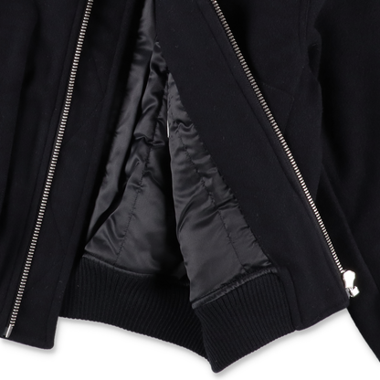 SUNFLOWER WOOL BOMBER NAVY　裏地
