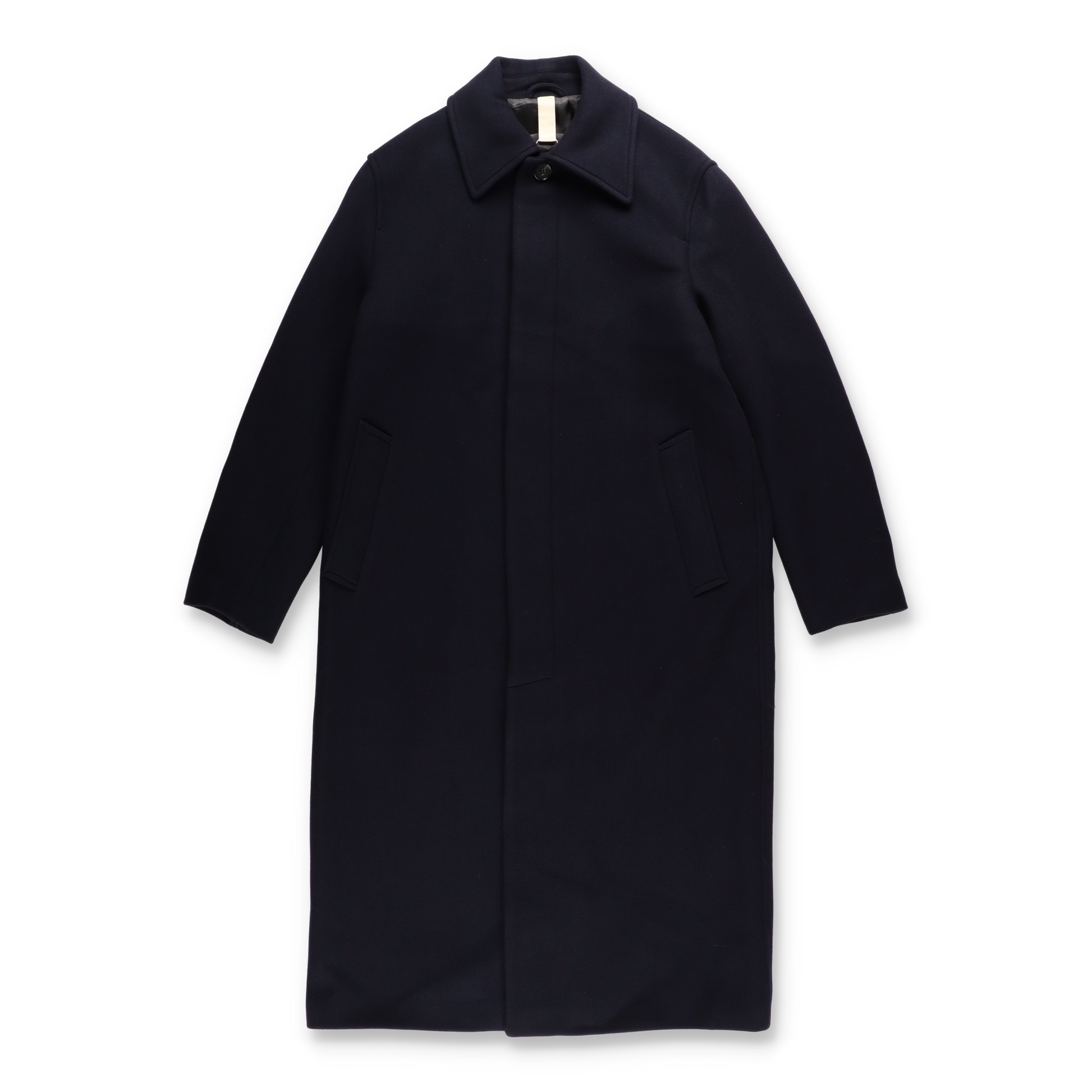 SUNFLOWER WINTER COAT NAVY　正面