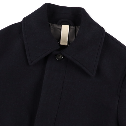SUNFLOWER WINTER COAT NAVY首元
