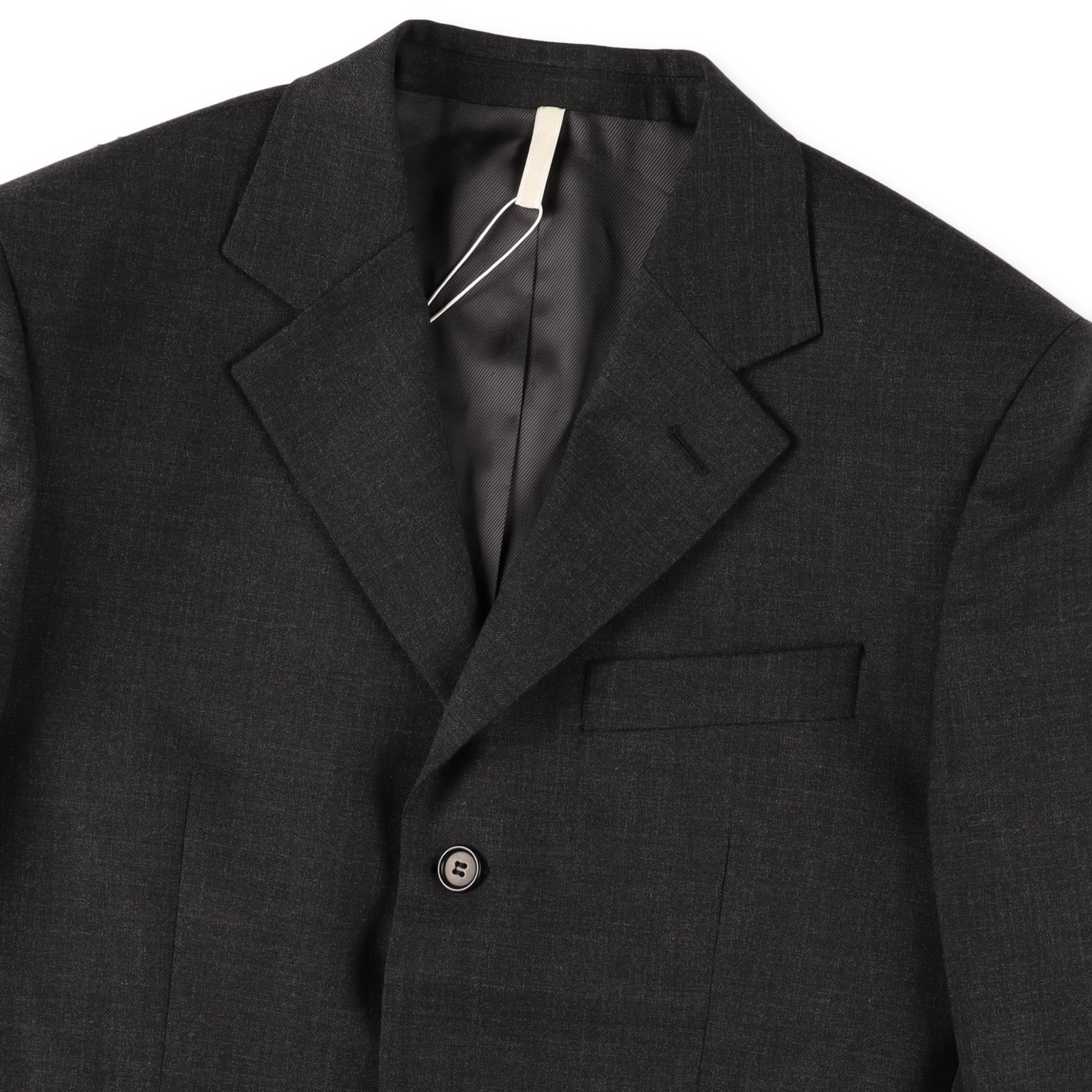 SUNFLOWER SHOW BLAZER ANTRACITE　首元