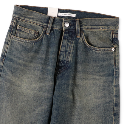 SUNFLOWER LOOSE DENIM DIRTY BLUE　腰まわり