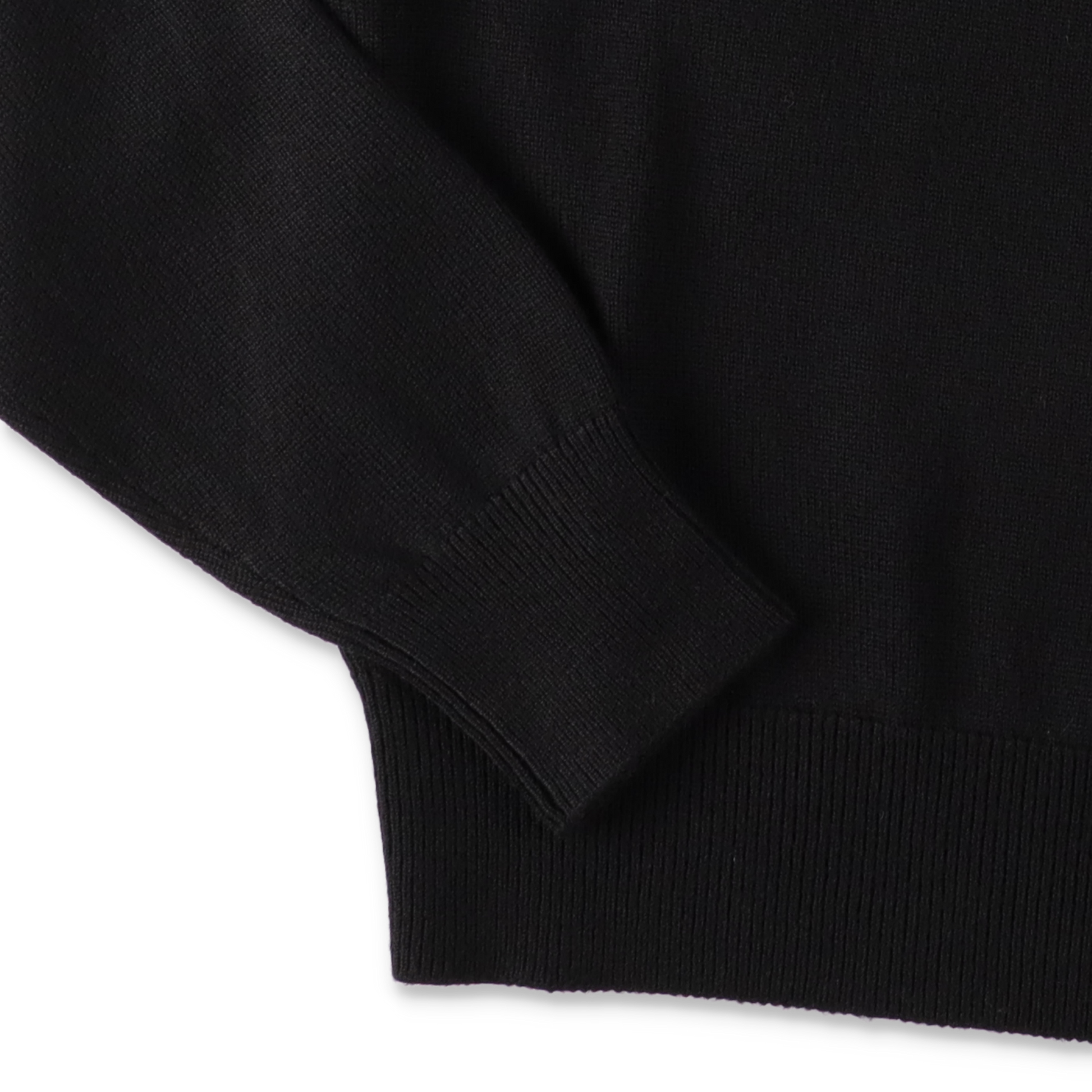 SUNFLOWER MOON MERINO BLACK　袖口