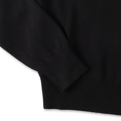 SUNFLOWER MOON MERINO BLACK　袖口