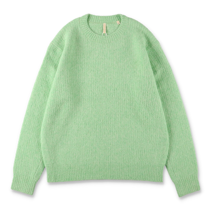 SUNFLOWER YAK SWEATER SEAFOAM　正面