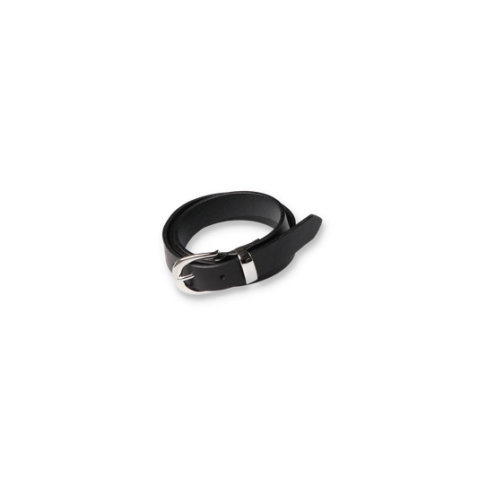 SUNFLOWER SIMPLE BELT 2,5CM BLACK　正面