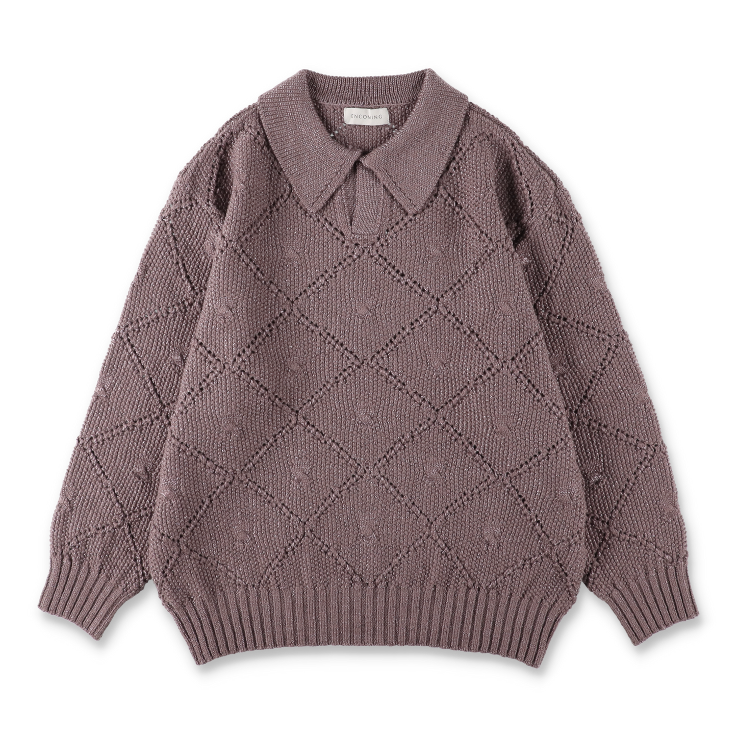 ENCOMING ZIP SHORT BLOUSON BROWN [ZSBL-BR] (N)