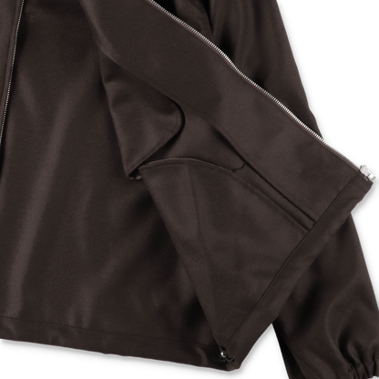 ENCOMING ZIP SHORT BLOUSON BROWN [ZSBL-BR] (N)