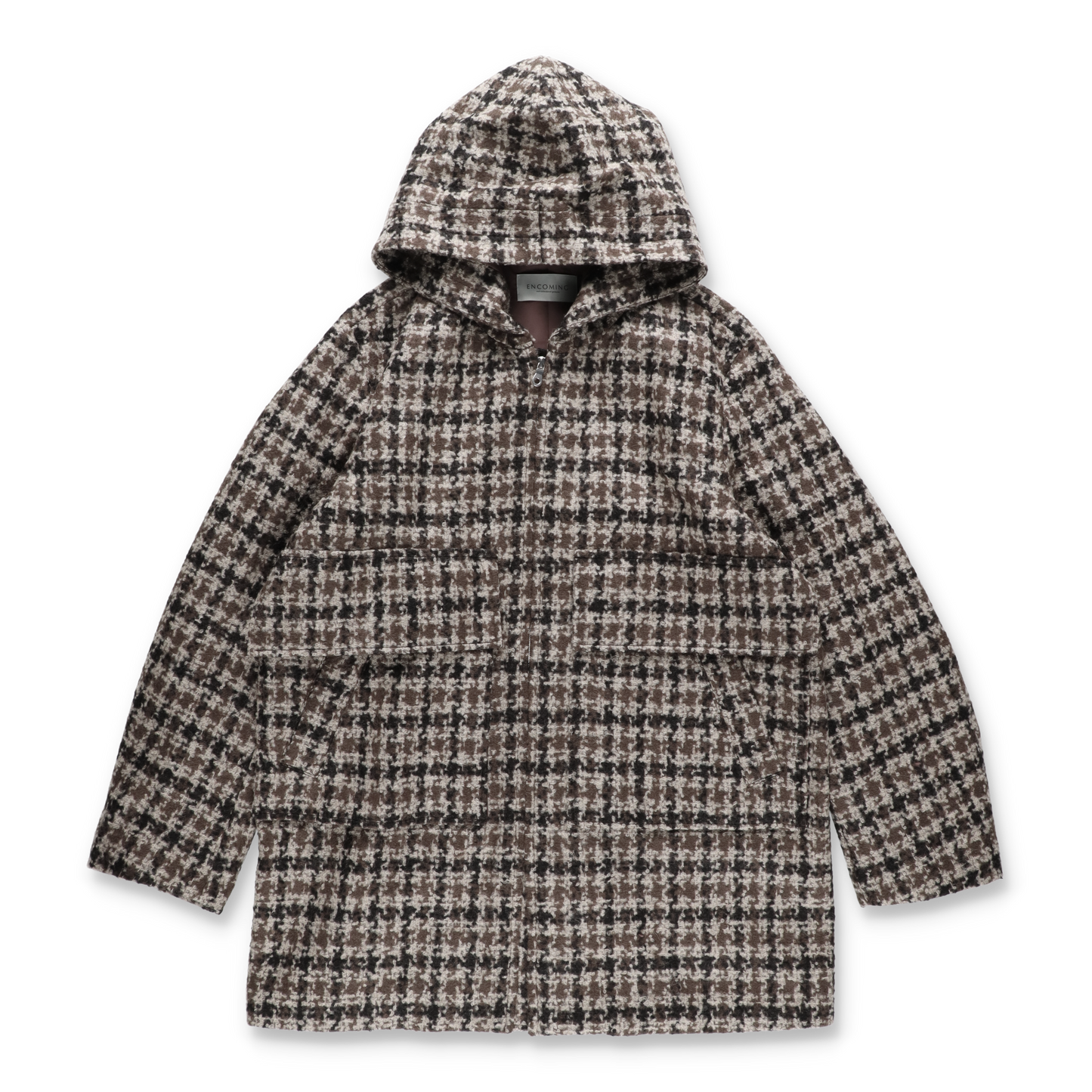 ENCOMING ZIP SHORT BLOUSON BROWN [ZSBL-BR] (N)