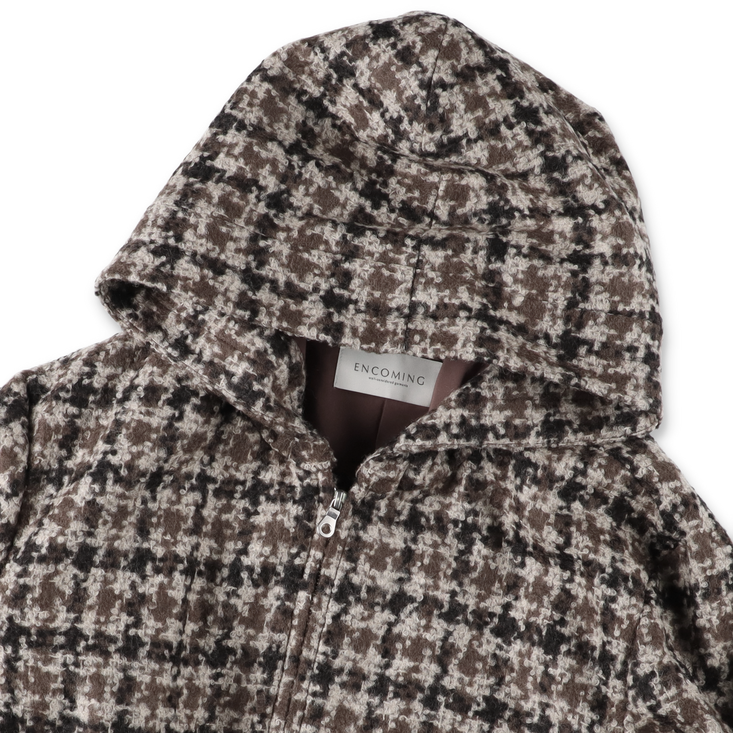 ENCOMING ZIP SHORT BLOUSON BROWN [ZSBL-BR] (N)