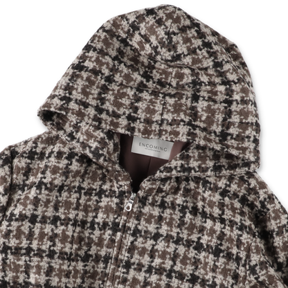 ENCOMING ZIP SHORT BLOUSON BROWN [ZSBL-BR] (N)