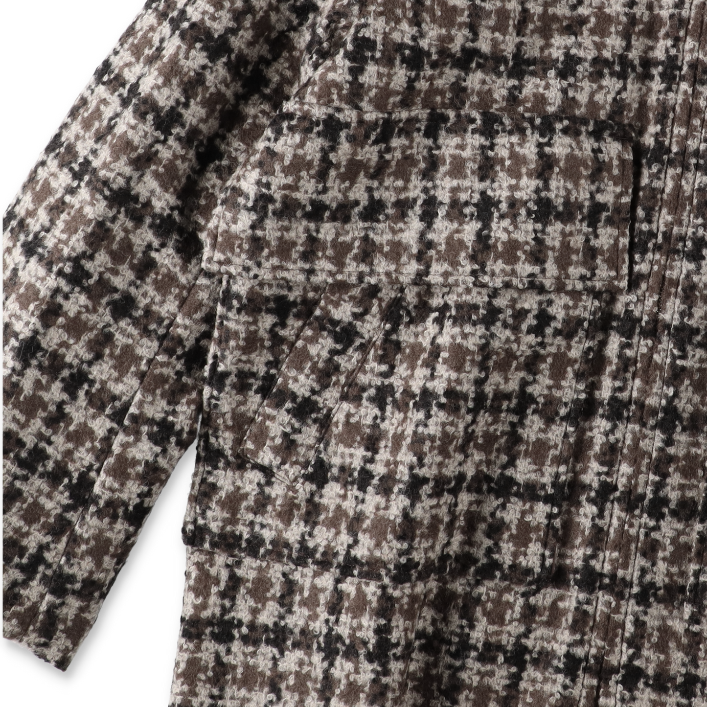 ENCOMING ZIP SHORT BLOUSON BROWN [ZSBL-BR] (N)
