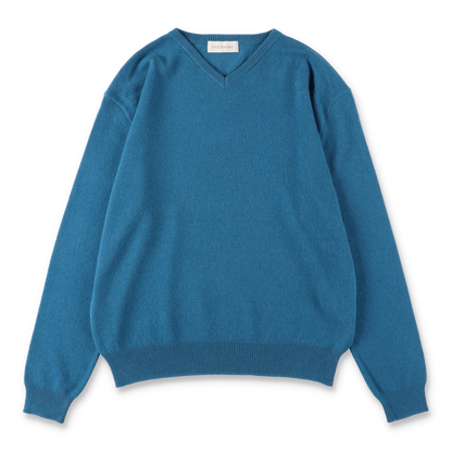 ENCOMING KNITTED V NECK JUMPER LIME【KNVJU-LI】(N)