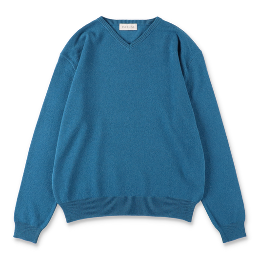 ENCOMING KNITTED V NECK JUMPER LIME【KNVJU-LI】(N)