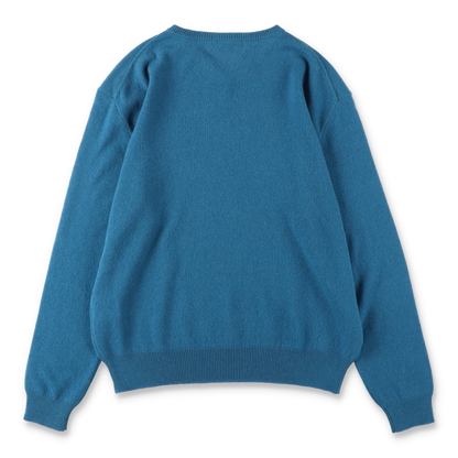 ENCOMING - KNITTED V NECK JUMPER Blue – STUDY SHOWROOM STORE ENCOMING - KNITTED V NECK JUMPER Blue – STUDY SHOWROOM STORE