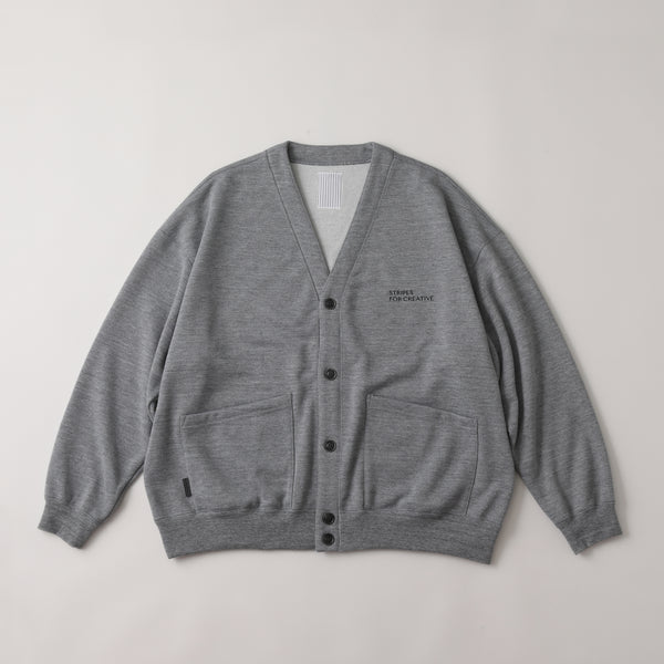 S.F.C TECH SWEAT CARDIGAN GREY M【SFCFW25CS02】(N)