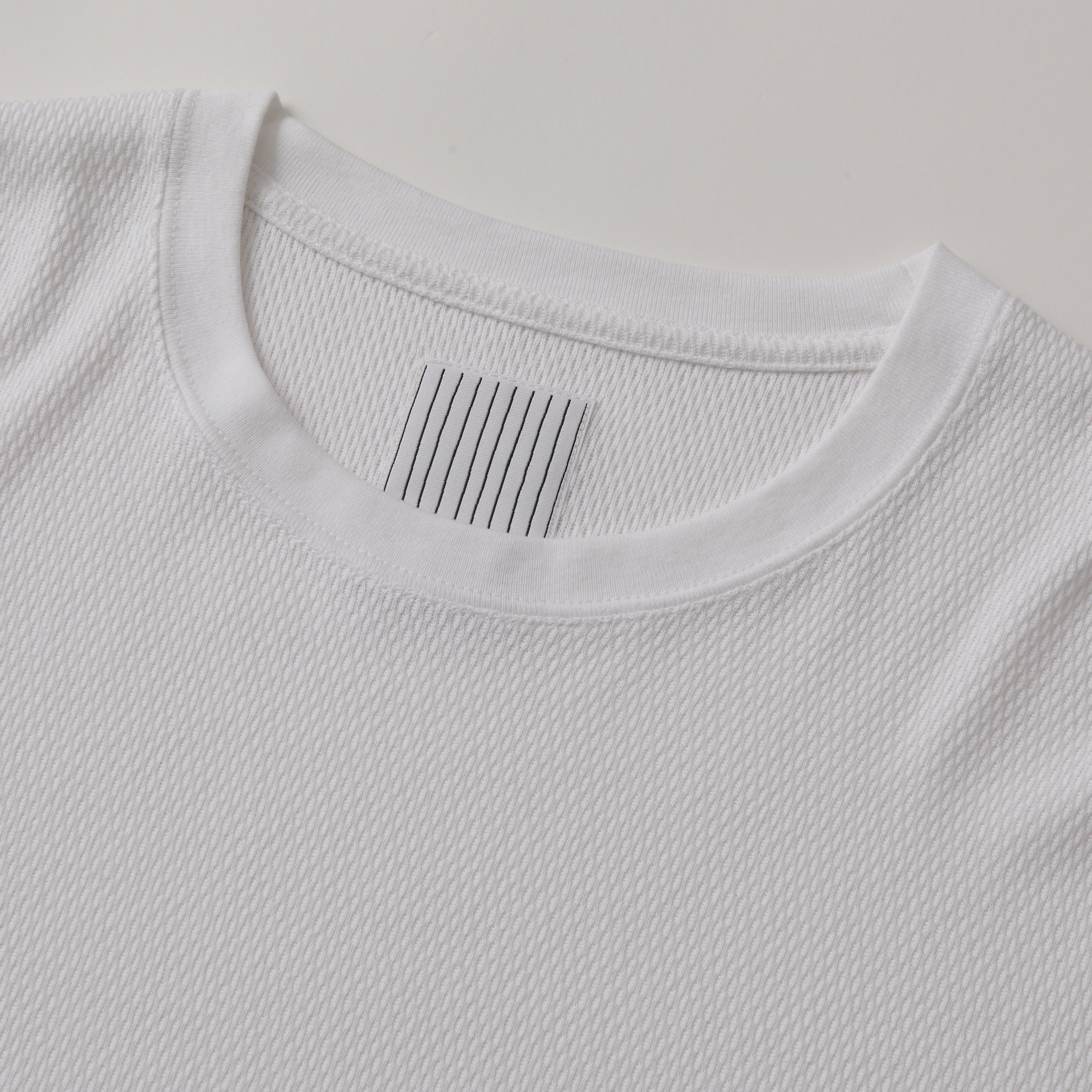 S.F.C BASIC THERMAL LS TEE - WHITE – STUDY SHOWROOM STORE