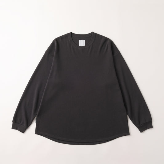 S.F.C BASIC THERMAL LS TEE CHARCOAL【SFCFW25CS09】(N)