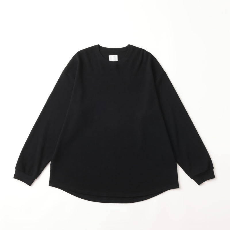 S.F.C BASIC THERMAL LS TEE - BLACK – STUDY SHOWROOM STORE