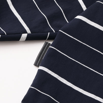 S.F.C SUPER BIG MIX STRIPE LS NYLON TEE NAVY【SFCFW25CS011】(N)