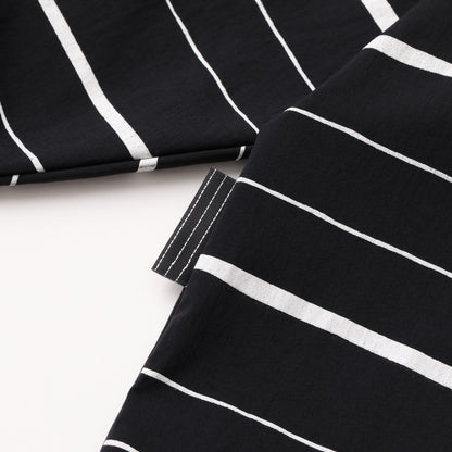S.F.C SUPER BIG MIX STRIPE LS NYLON TEE BLACK【SFCFW25CS011】(N)
