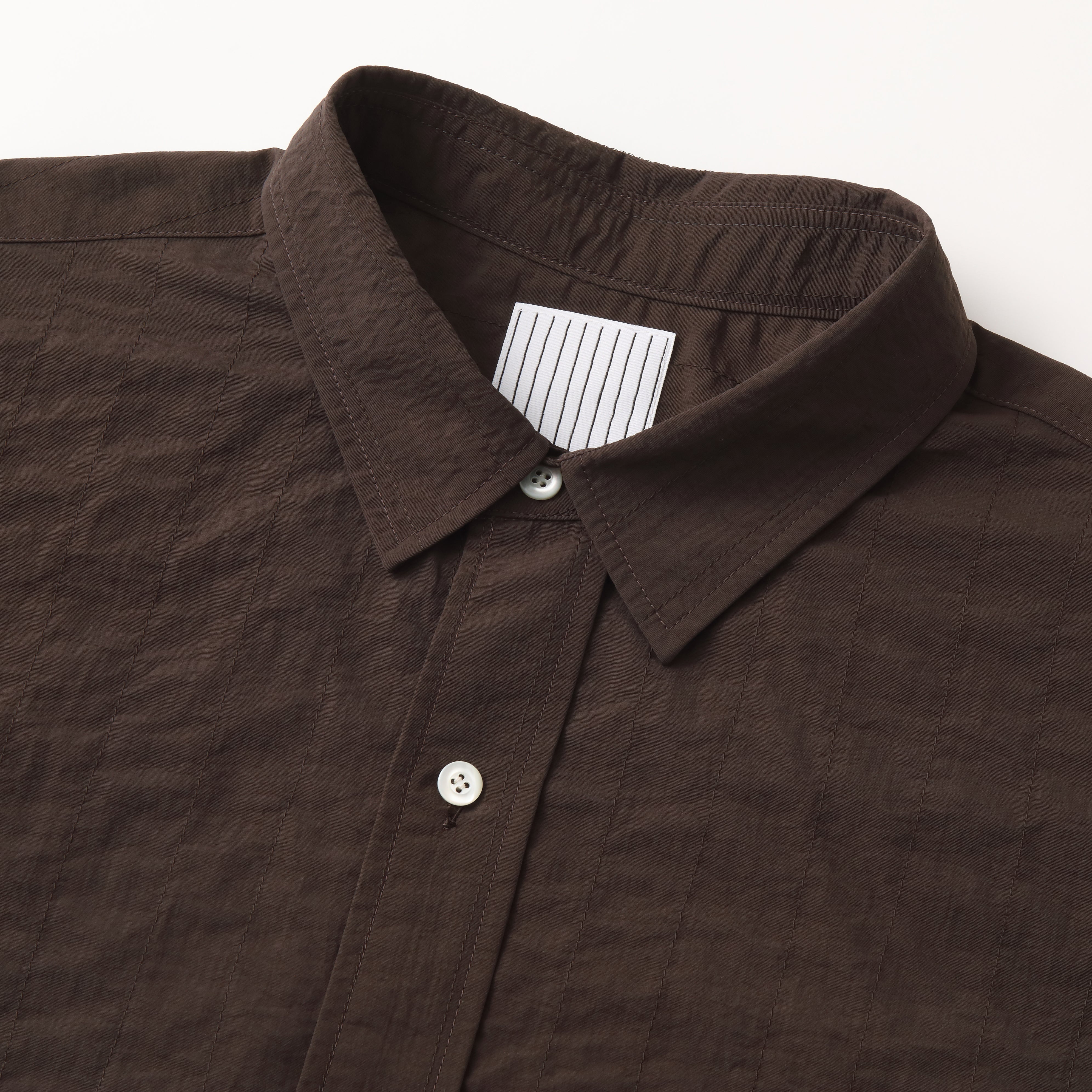 S.F.C SFC NYLON STITCHED SHIRTS - D BROWN – STUDY SHOWROOM STORE