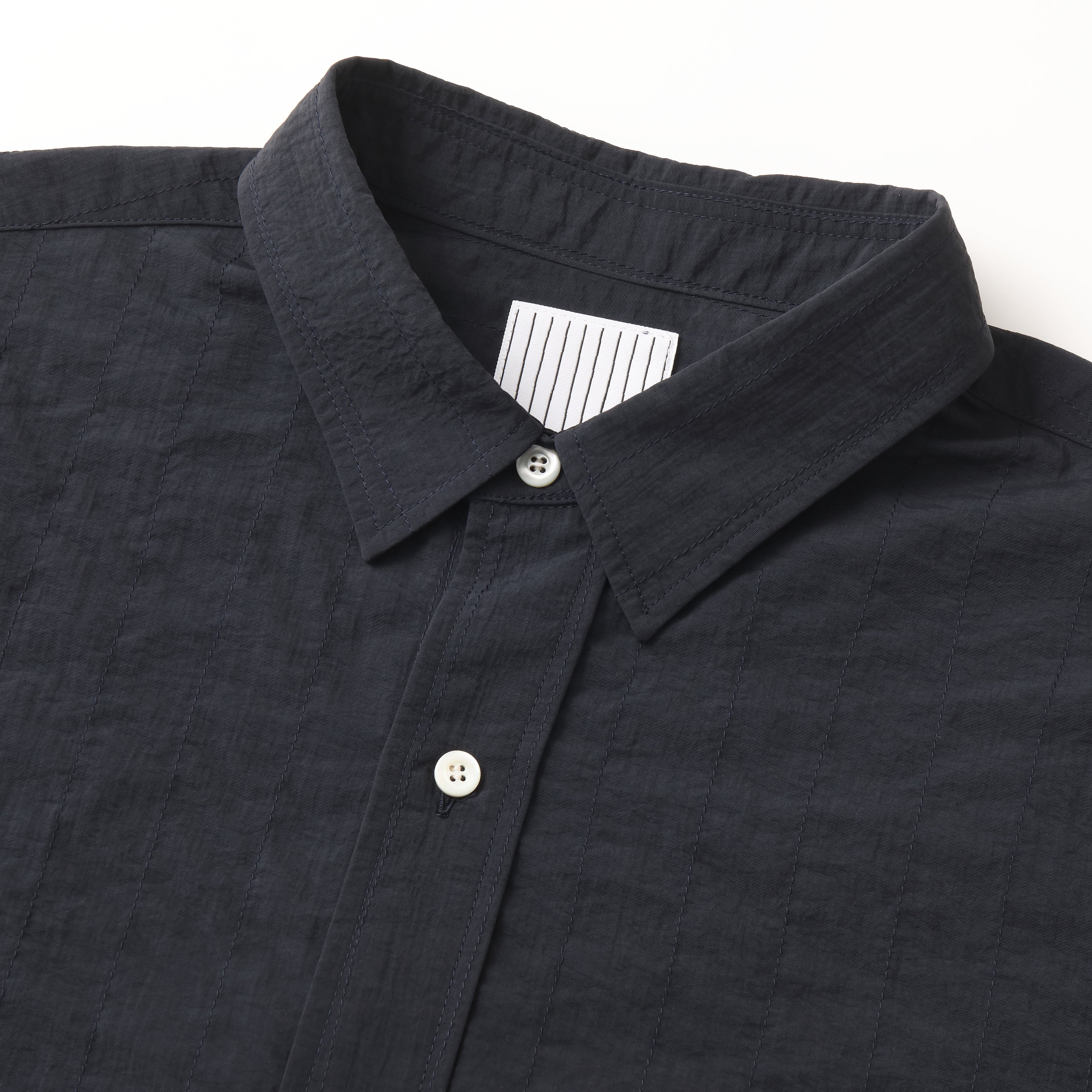 S.F.C SFC NYLON STITCHED SHIRTS - D NAVY – STUDY SHOWROOM STORE