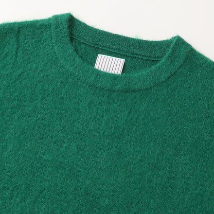 S.F.C LAME MOHAIR CREW GREEN【SFCFW25KN02】(N)