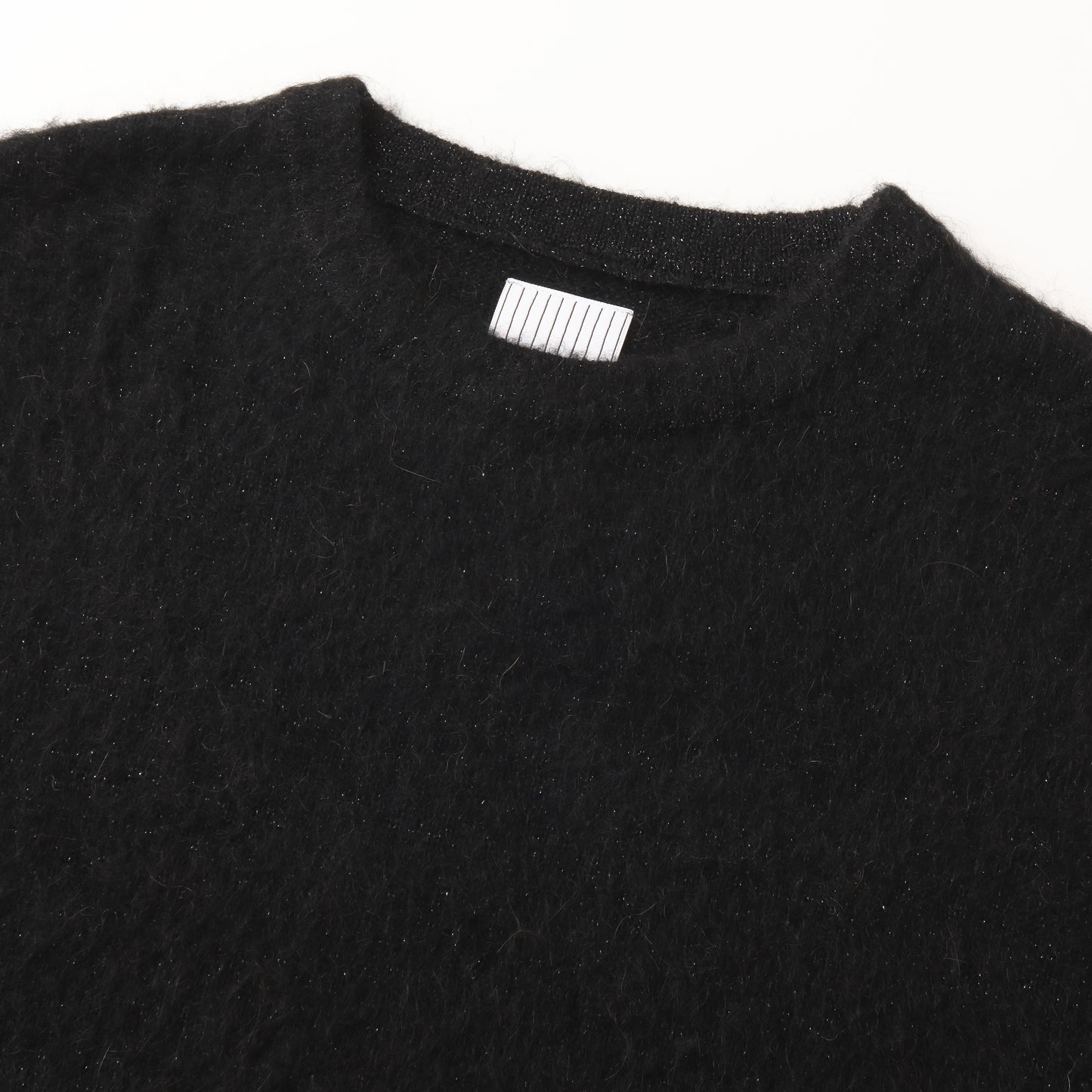S.F.C LAME MOHAIR CREW BLACK【SFCFW25KN02】(N)