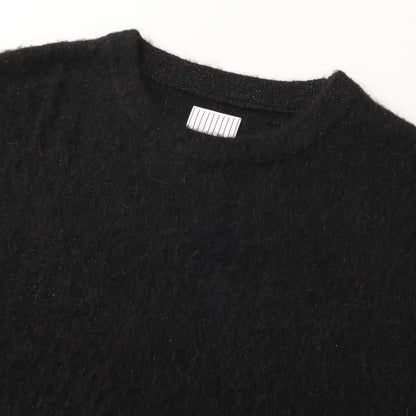 S.F.C LAME MOHAIR CREW BLACK【SFCFW25KN02】(N)