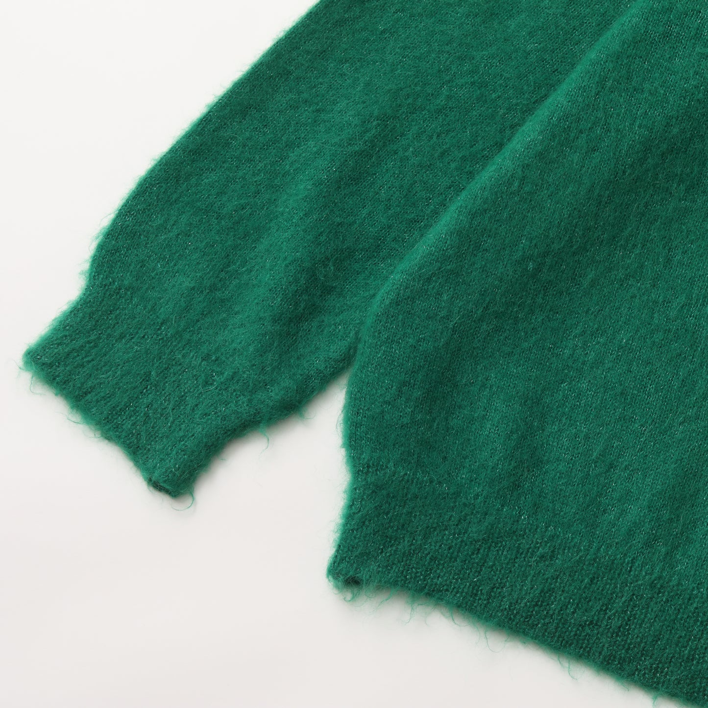 S.F.C LAME MOHAIR CARDIGAN GREEN【SFCFW25KN01】(N)