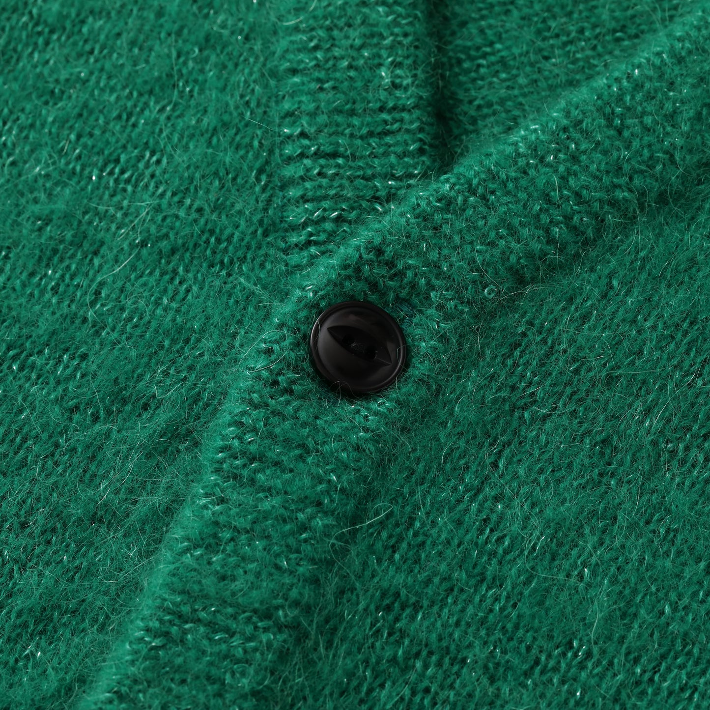 S.F.C LAME MOHAIR CARDIGAN GREEN【SFCFW25KN01】(N)
