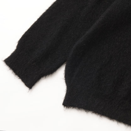 S.F.C LAME MOHAIR CARDIGAN BLACK【SFCFW25KN01】
