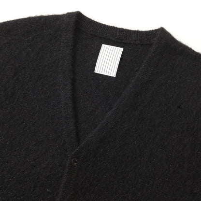 S.F.C LAME MOHAIR CARDIGAN BLACK【SFCFW25KN01】