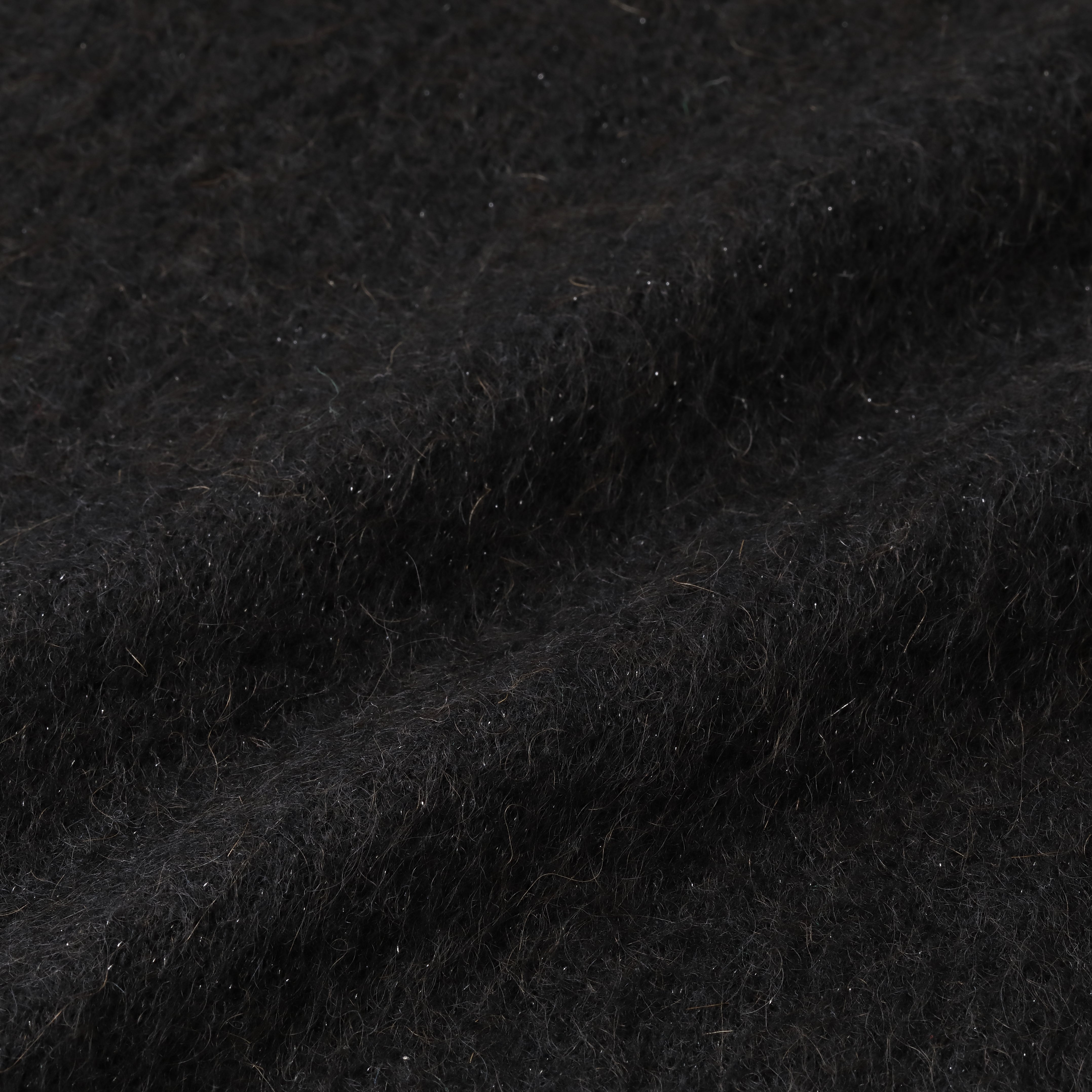 S.F.C LAME MOHAIR CARDIGAN - BLACK – STUDY SHOWROOM STORE