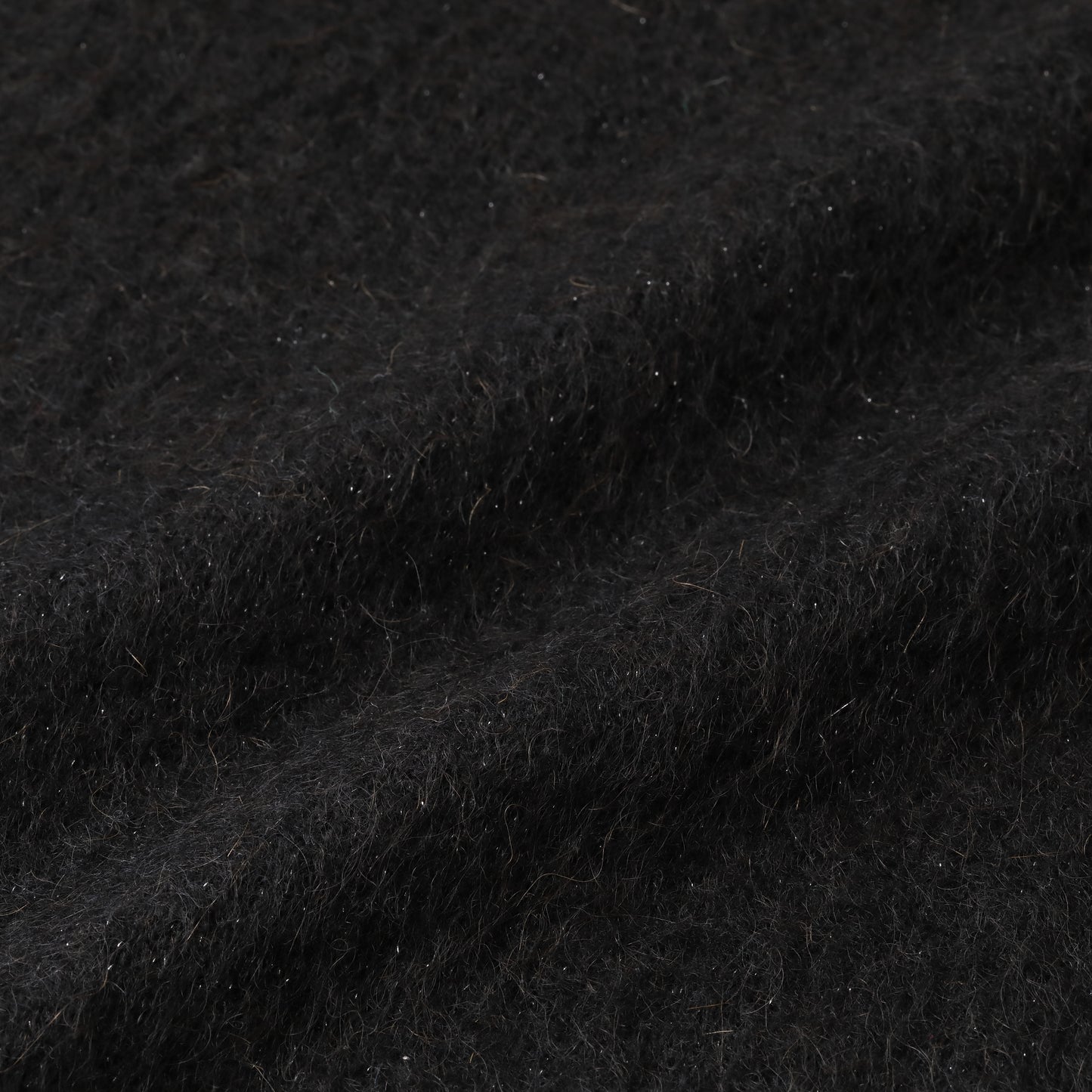 S.F.C LAME MOHAIR CARDIGAN BLACK【SFCFW25KN01】