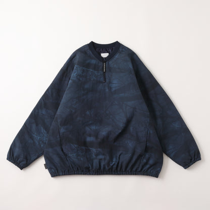 S.F.C BASEBALL HALF ZIP JACKET NAVY TREE CAMO【SFCFW25J03】(N)