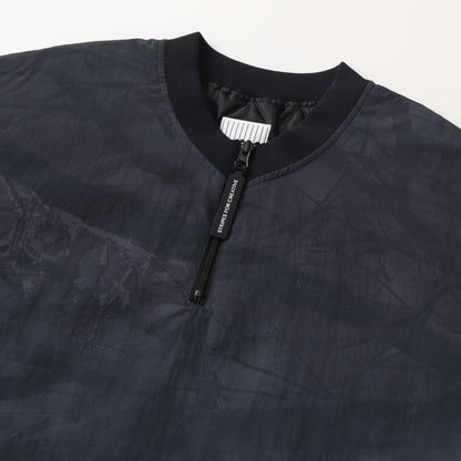 S.F.C BASEBALL HALF ZIP JACKET BLACK TREE CAMO【SFCFW25J03】(N)