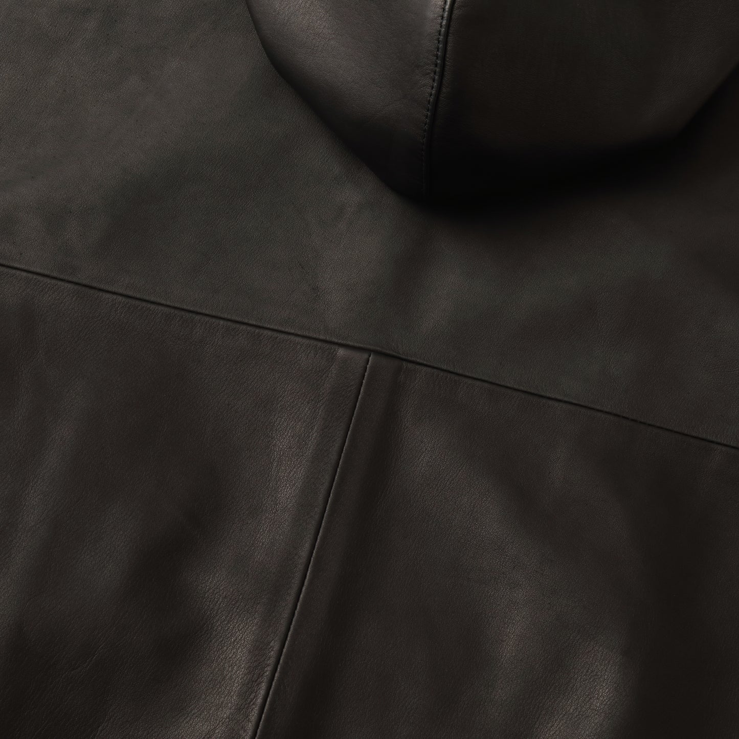 S.F.C LEATHER HOODIE JACKET BLACK【SFCFW25J01】(N)