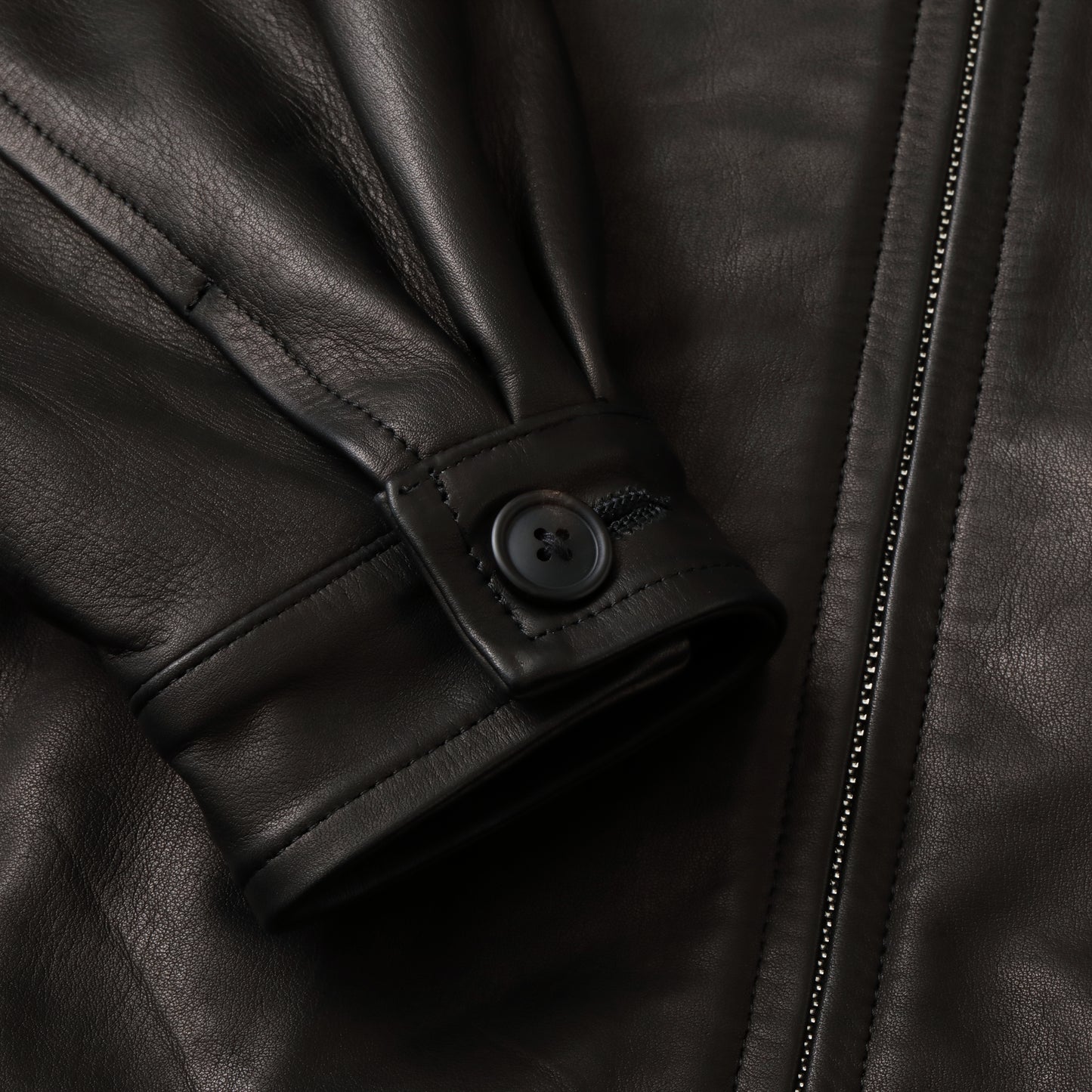 S.F.C LEATHER HOODIE JACKET BLACK【SFCFW25J01】(N)