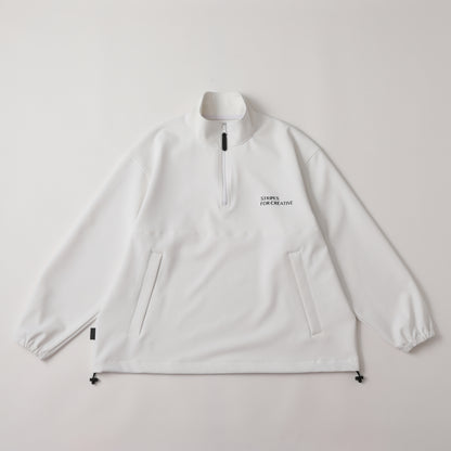 S.F.C  HALF ZIP JACKET WHITE【SFCFW25J08】(N)