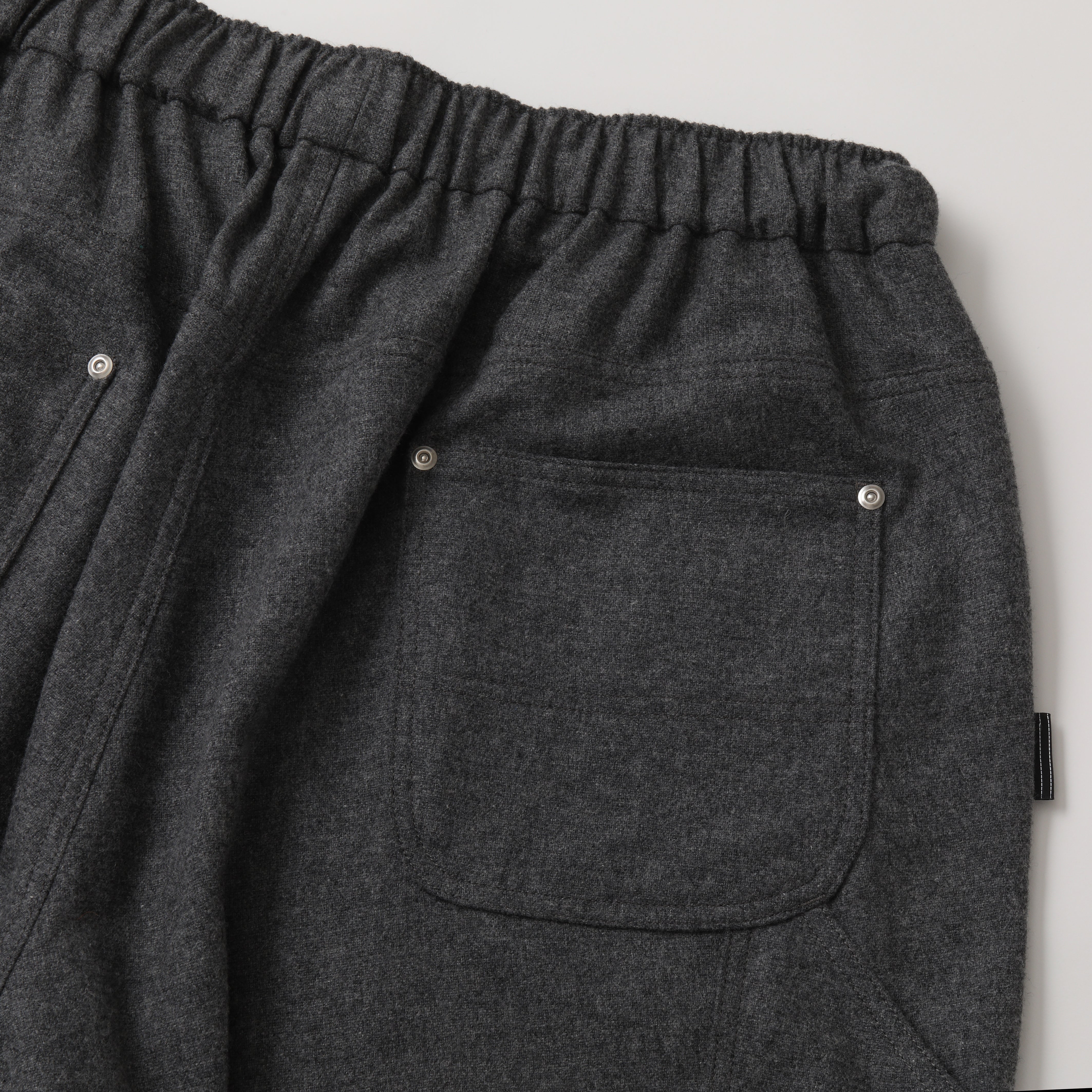 SFC CASHMERE WOOL DOUBLE KNEE PANTS - GRAY M – STUDY SHOWROOM STORE