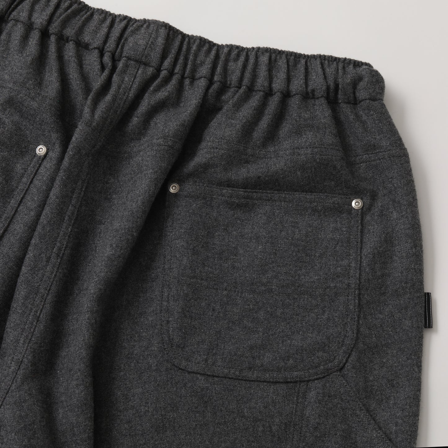 S.F.C  CASHMERE WOOL DOUBLE KNEE PANTS GREY M【SFCFW25P08】(N)