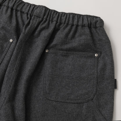 S.F.C  CASHMERE WOOL DOUBLE KNEE PANTS GREY M【SFCFW25P08】(N)